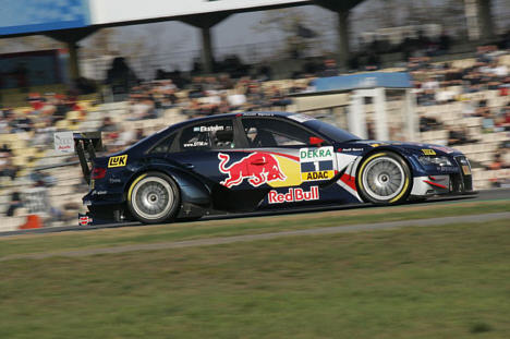 Audi køreren Mattias Ekström skal starte fra pole position.